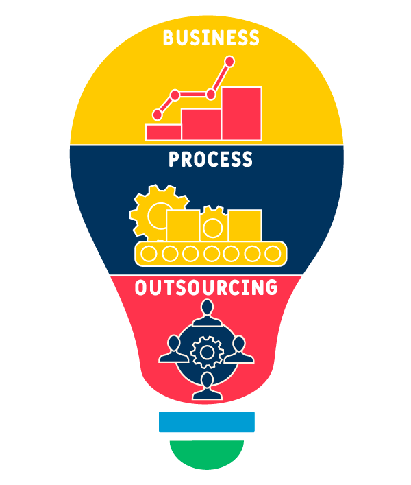 Illustration business process outsourcing